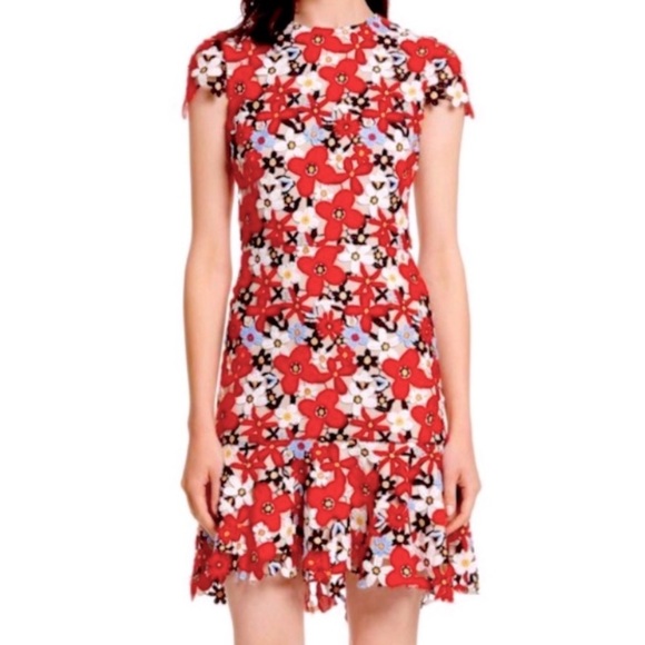 Alice + Olivia Dresses & Skirts - Alice + Olivia • red floral dress